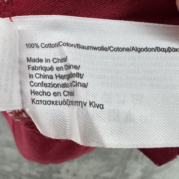 Brooks Brothers Shirt Mens L Red Polo 1/4 Button Country Club Short Sleeve Sport - Picture 11 of 12